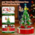 2025 24 Countdown Set, 6+, Ochido Advent Calendar Rotating Christmas Tree Building Blocks Kit, Days Christmas Toy