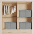 Large Clothes Storage Bins with Sturdy Frame, Foldable Organizer Box for Blankets, Seasonal Clothes, Comforter