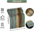 72 Inches Farmhouse Table Runners Long, Wood Grain Spring Table Runner Old Barn Wood Blue Brown Kitchen Heat Resistant