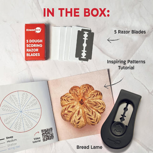 Upgraded Magnetic Bread Lame, Professional Dough Scoring Tool with Extractable Blade, Sourdough Bread Tool for Baking