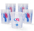Paint Mixing Cup 20 Ounce, 12PCS Plastic Graduated Measuring Cups for Paint, Resin, Epoxy, Acrylic, Art
