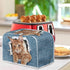 chaqlin Novelty Toaster Oven Cover, 4 Slice Wide Slot Decorative Bread Maker Bag with Cat Design
