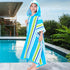 8-16 100% VOOVA & MOVAS Teens Hooded Poncho Towel for Boys | Super Absorbent Cotton Robe | Pool, Beach & Bath Towel |