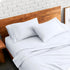 Bare Home Microfiber Pillow Cases - King Size Set of 2, Cooling Double Brushed White Pillowcases, Easy Care