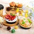 Beasea 20 Pack Cheesecake Pan with Lids - 8 Oz 4 Inch Round Foil Tart Tins, Disposable Mini Pie Pans
