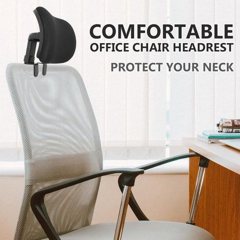 Ciieeo Chair Adjustable Headrest - Office Chair Head Support Attachment with Adjustable Height and Angle