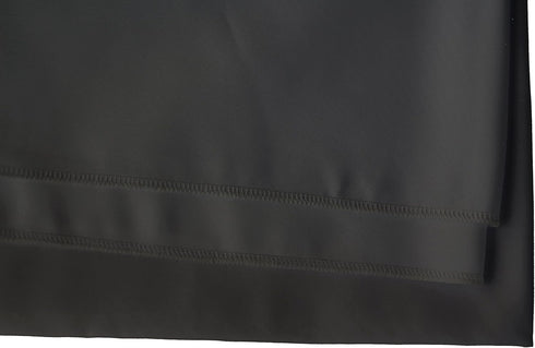 GEFEII Kitchen Black Tablecloth 70 inch Round Solid Polyester Table Cloth for Wedding Party Restaurant Banquet