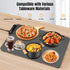 5 6 Setting Electric Warming Tray, Rollable Food Warming Mat with Temperature Timer Warming Tray Food Warmer Versatile