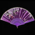 BABEYOND 8pcs Floral Folding Hand Fan, Vintage Handheld Lace Folding Fan with Different Flower Patterns for Wedding