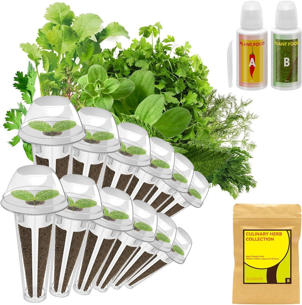 inbloom Culinary Herbs Seed Pod Kit for Hydroponics Growing System, 12 Pods