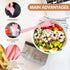 1 PCS Reusable Utensils Set with Case, Camping Plastic Spoons and Forks for Lunch Box, Portable Cutlery Set