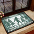 Welcome Mats for Front Door Outdoor Entry, Please Do Not Feed The Sasquatch Doormat, Non-Slip Mat, 17 x 30 Inch