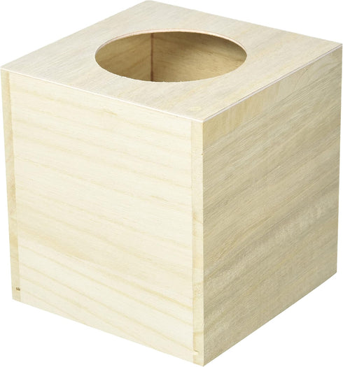 Artemio Wooden Tissue Box Square, 14cm x 13cm x 13cm
