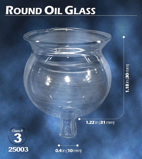 Ner Mitzvah Hanukkah Menorah with Glass Oil Cups - Elegant Holders for Shabbos and Chanukah, Size #3 (9-Pack)