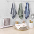 Homaxy 24 Pack Kitchen Dish Cloths, Ultra Soft Microfiber Cleaning Cloths, Fast Drying, Non-Linting, Navy Blue