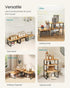 Set 3 Counter UKCS014YL03 SONGMICS Cabinet Organizer Shelf, of Kitchen Shelves, Kitchen Storage, Spice Rack, Stackable