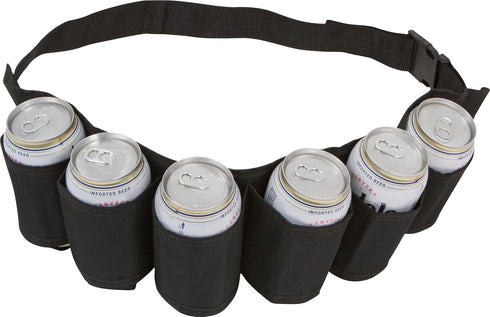 Beer & Soda Can Holster Belt - 6 Pack