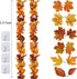 DearHouse 2 Pack Fall Maple Leaf Garland - 5.9Ft/Piece Hanging Vine Artificial Autumn Foliage for Thanksgiving, Home
