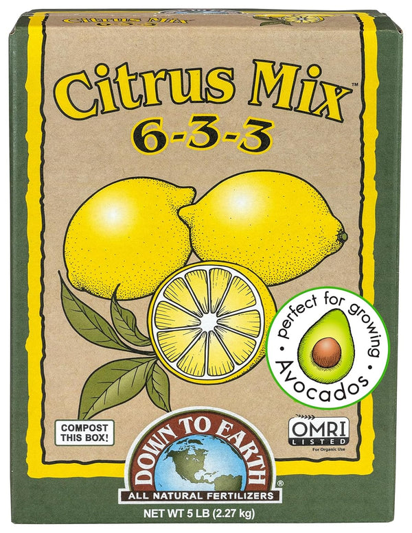 Down To Earth All Natural Fertilizers Organic Citrus Mix - Plant Food