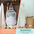 3 Pieces Hanging Laundry Hamper Bag, Foldable Mesh Hamper with Carry Handle for Dirty Cloth, Toy, Camping, Hotel Use