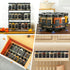 TESUNMU Label4oz 36) Spice Jars with Glass Spice Bottles With Shaker LidsSeasoning Containers with Funnel, Chalk Pen