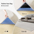 12PCS Non Slip Rug Grippers, Anti Slip Carpet Pads for Hardwood Floors/Tile/Mats, Keep Area Rugs Flat and Easily Peel