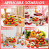Meiwlong 27 1.5 Inch Pcs Small Artificial Tomatos,Mini Fake Tomato for Decoration, Realistic Plastic Fake Fruits