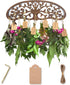 LkNNYY8 Rustic Herb Drying Rack Hanging,Wooden Tree of Life Dried Herb Flowers Rack