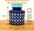 Countertop, Counter Butter Crock with Lid for Butter Keeper Crock with Water, French Butter Dish Ceramic, Butter Holder