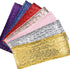 SquarePie Pack of 10 Sequin Chair Sashes, Silver Sparkling Decorative Bands for Wedding Banquet Party Decor