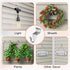 Vinyl Siding Hooks (8 Pack), No Drilling Siding Clips for Hanging Outdoor Decorations and String Lights
