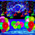 Sumind Neon Party Supplies, Glow in the Dark Balloons and Streamers for Adult Party Decorations