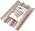Hesanzol Baguette Pans for Baking, 15" x 11" Carbon Steel Nonstick Tray for French & Italian Bread