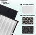 TTAP003 Replacement Filter for TaoTronics TT-AP003 Air Purifier, VIVOSUN 5-in-1, 3-in-1 Premium H13 True HEPA (2-Pack)
