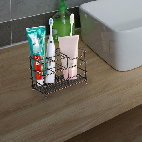 2Packs Dseap Toothbrush Holder, Electric Toothbrush Holder - Stainless Steel Tooth Brush Holders, Toothpaste Holder