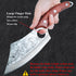 Japan Knives Viking Knife Meat Cleaver, Hand Forged Chef Butcher Full Tang Boning Knife for Outdoor Cooking
