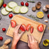 11.5"x 8" Small Bamboo Wood Cutting Board, Lightweight Wooden Fruit Cutting Board for Home. by LorisArm