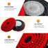4Pack S7000 S7001 S7020 S7005 S8021 S8001 Brush for Shark Steam Mop Replacement Brush Head and Scrub Pad Abrasive