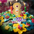 Luter 2.76 Inches Large Gold Glitter Birthday Candles - Number Cake Topper Decoration for Kids, Adults, Wedding Party