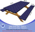 Joy Bubble 72in, Picnic Table Cover with Bench Covers Windproof Waterproof Picnic Table Covers Camping Tablecloth