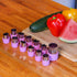 Vegetable Chopper - 12pc Mini Food Chopper with Flower, Animal, and Shape Fruit Cutter Pieces