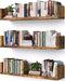 VMROF Wall Bookshelf, Set of 3, U Shaped Floating Bookshelf, Hanging Bookshelves for