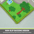 Decor,5.2'x3.3' Capslpad Green Car Road Kid Rug Carpet Playmat for Playoom Traffic Road Kids Play Mat for Toddler Non