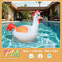 IP68 Decor(2) Floating Pool Lights, Inflatable Chicken Solar Pool Lights that Float, Waterproof Glow in the Dark Color