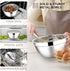 E-far Mixing Bowls with Lids Set, 7-Piece Stainless Steel Mixing Bowls with 3 Grater Attachments for Baking