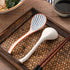 WHJY Asian Soup Spoon Set of 4, Ceramic Ramen Soup Spoons, Chinese Miso Soup Spoons, Dumpling Fish