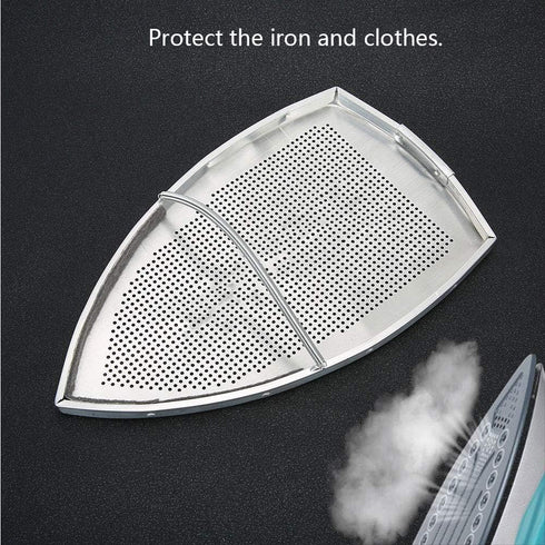 Pssopp Iron Shoe Cover, Full Steam High Temperature Resistance Aluminum Alloy Iron Cover Protector