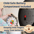 OWLCONIC Non Ticking Analog Clock for Kids, Teaching Clock for Wall, Silent Homeschooling Resource