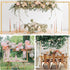 31"-110'' 31"-64" Over The Table Rod Stand with Clamps Adjustable Length Height Gold Table Balloon Arch Stand
