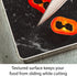 CounterArt Black Marble Design Tempered Glass Cutting Board, 15” x 12”, 3mm, Dishwasher Safe